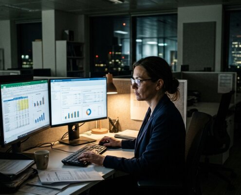 Controller werkt laat aan spreadsheets; voorkom een vertraagde maandafsluiting oorzaken financieel aanpakken.