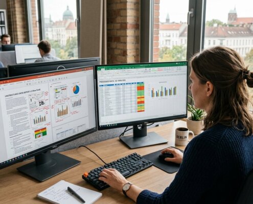 Data specialist verwerkt gefragmenteerde tariefbronnen transport van rommelige PDF naar gestructureerde spreadsheet.