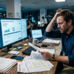 Frustrerende overfacturatie transport oplossen door digitale facturen te vergelijken met geprinte e-mailwisselingen.