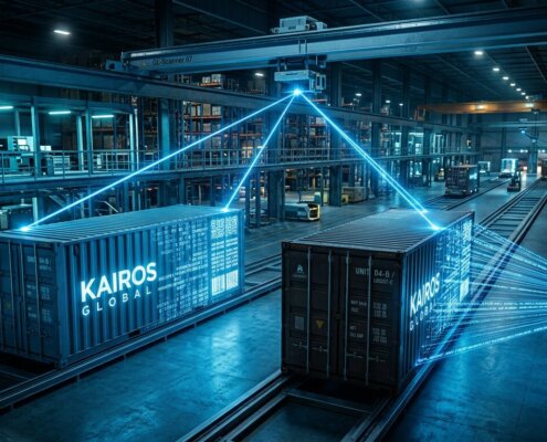 Containers scanned by lasers transitioning into data for efficient unstructured email processing for imports.