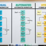 Whiteboard met workflows voor handmatige en automatische data import om vervuiling PIM systeem data te voorkomen.