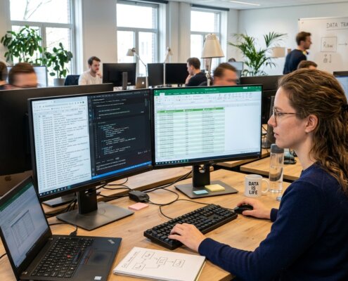 Strukturierung von Tenderdaten in der Logistik über eine digitale Schnittstelle, die unstrukturierte Frachtdaten transformiert.